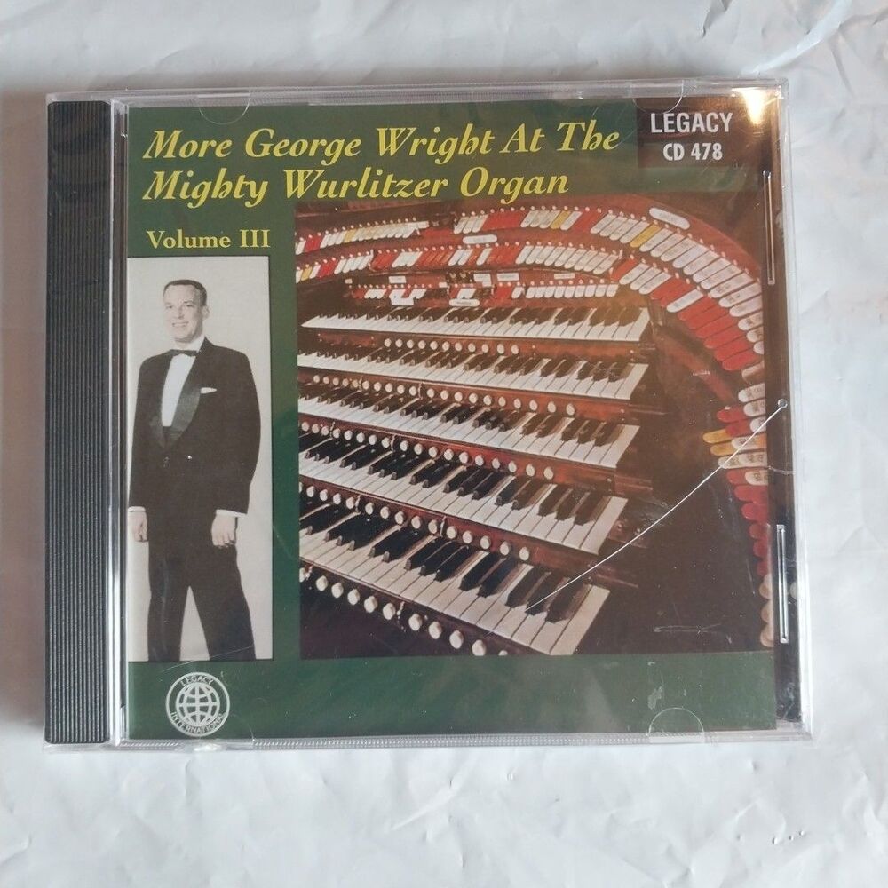 MORE GEORGE WRIGHT AT THE MIGHTY WURLITZER ORGAN Volume 3 (CD) NIB NEW SEALED